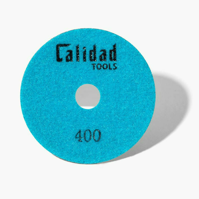 Calidad 4&quot; Honeycomb Dry Finishing Pad: 400 Grit - Calidad Tools