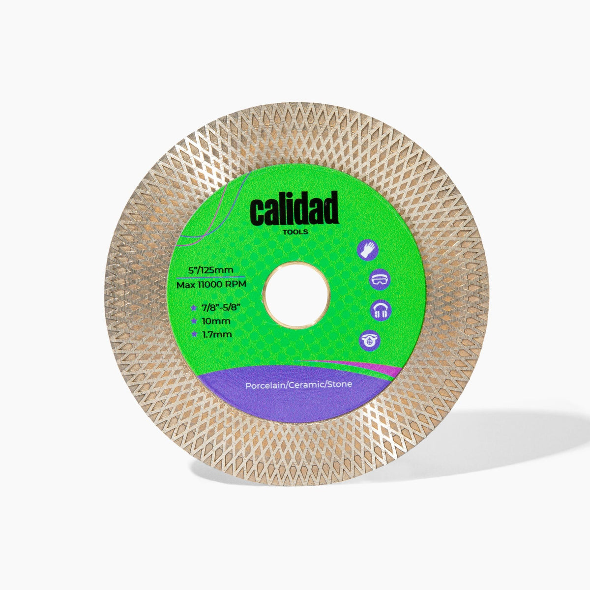 Calidad 5&quot; Turbo Mesh Cutting &amp; Shaping Disc &quot;Durty Kurt&quot; (Flangeless) - Calidad Tools