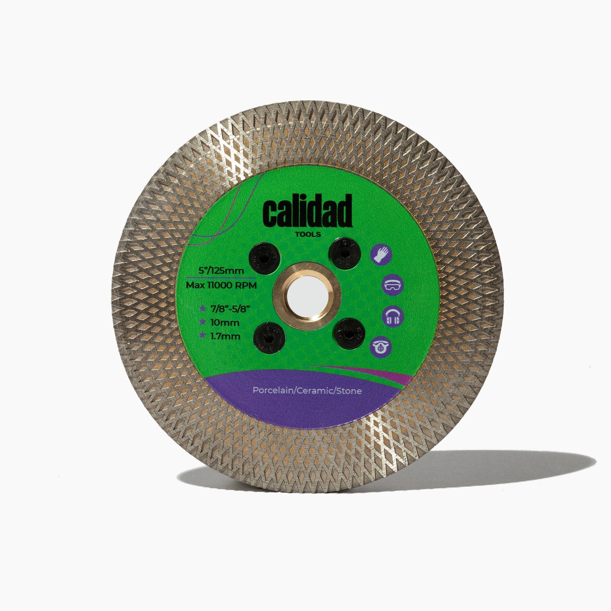 Calidad 5" Turbo Mesh Cutting & Shaping Grinder Blade “Durty Kurt" (with a Copper Flange) - Calidad Tools