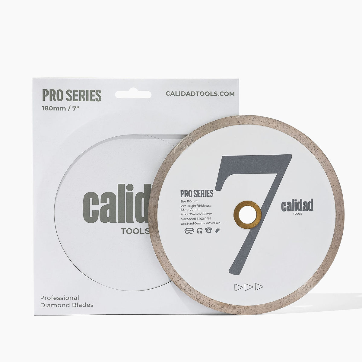 Calidad 7&quot; Pro-Series Diamond Table-Saw Blade - Calidad Tools