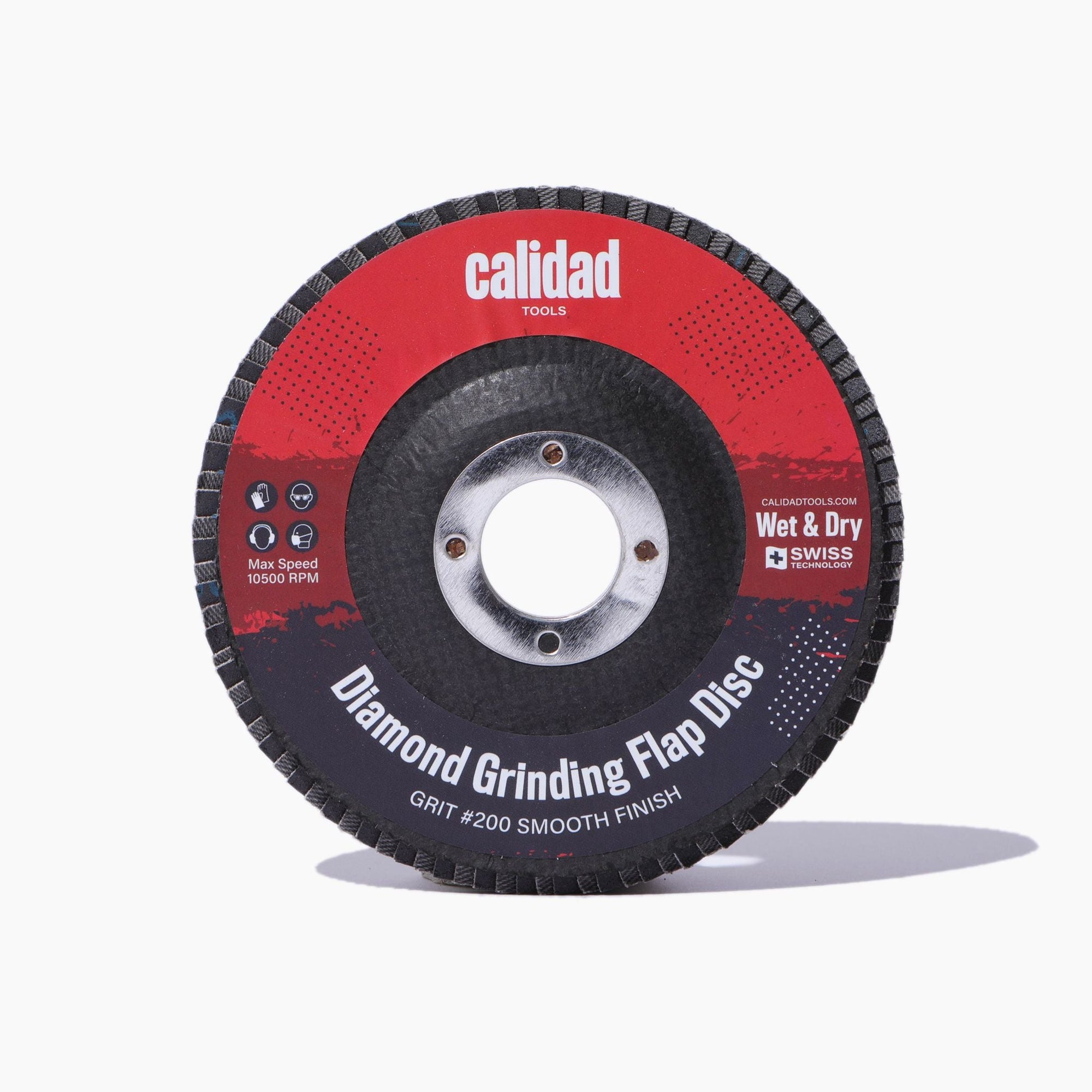 Calidad Hybrid Diamond Flap Disc Grit #200 Smooth Finish - Calidad Tools