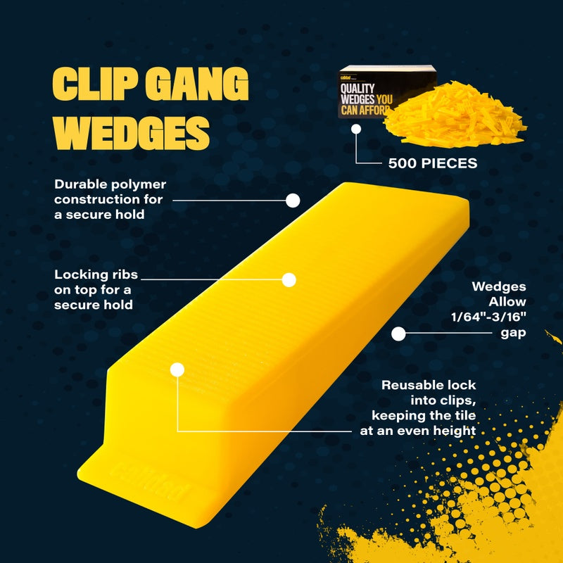 Clip Gang Tile Leveling System V 1.0 &quot;Starter Combo&quot; - Calidad Tools