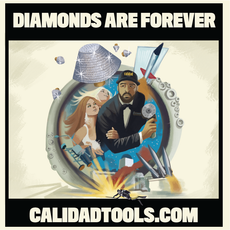 Diamonds Are Forever Combo - The Ultimate Diamond Tool Set in One Package. A perfect solution for all the detailed work: drilling, milling, grinding, rounding, shaping, cleaning, and opening up surfaces.