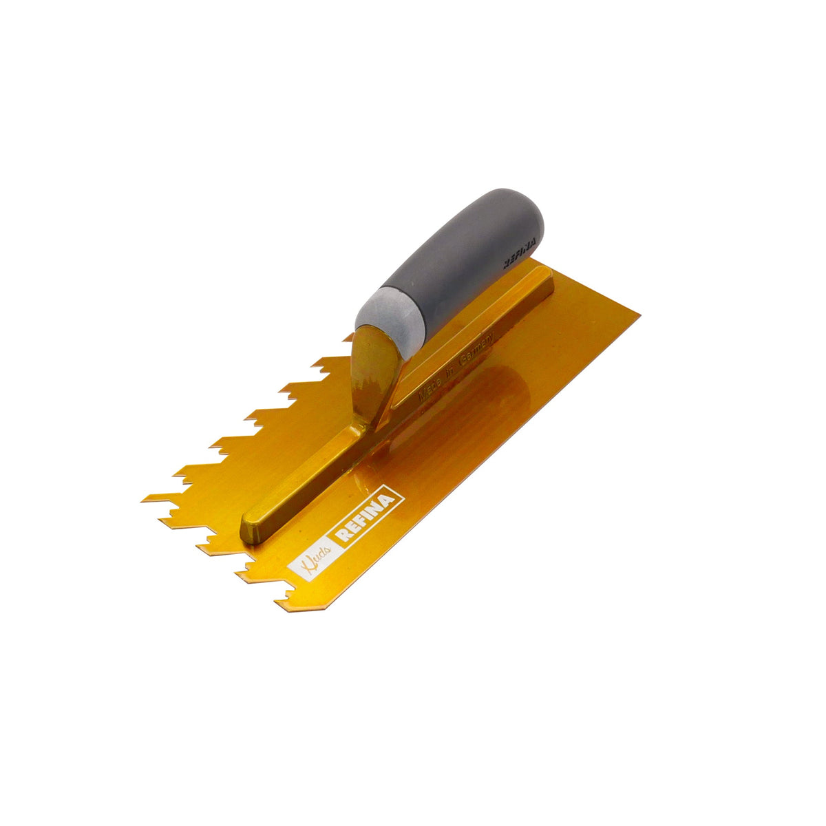 NotchTile Standard Trowel 11&quot; 12mm Gold (280x115x90mm) - Calidad Tools