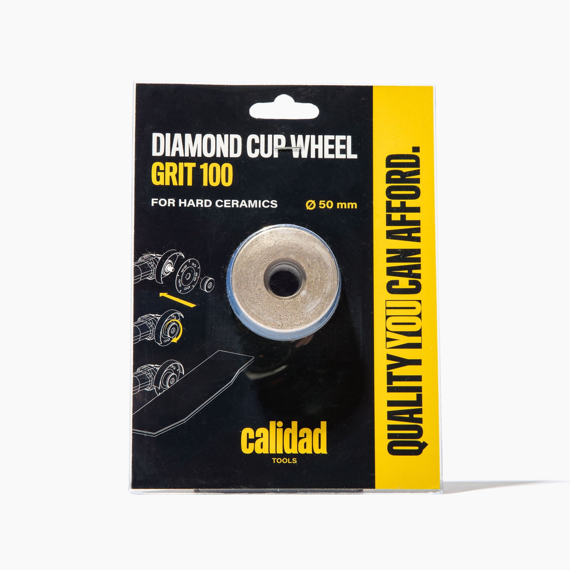 Grinder Cup Wheel Grit #100 - Calidad Tools